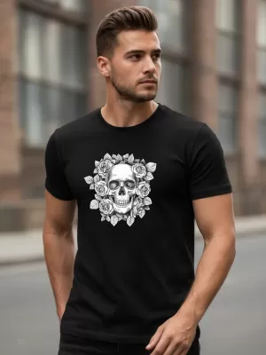Herren-T-Shirt DSTREET NX079R SCHWARZ