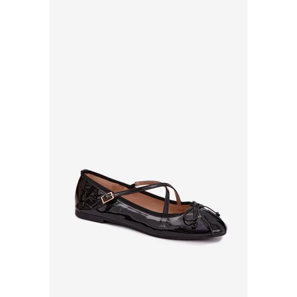  Ballerinas für Damen BOTO 6625-1 SCHWARZ 
