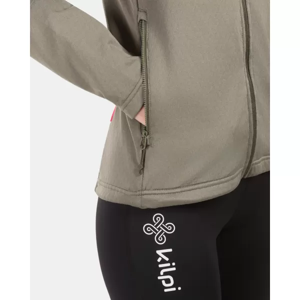  Fleece-Sweatshirt für Damen KILPI SEVELEN-W 1L0203KI GRÜN 