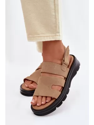 Damensandalen BIG STAR SHOES TT274482 BEIGE