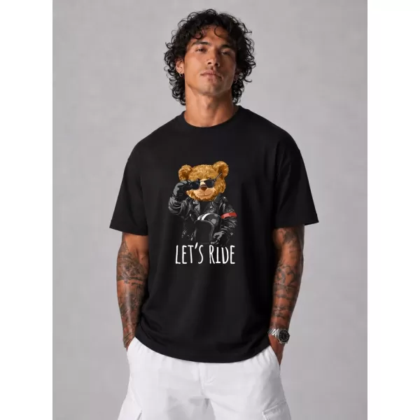  Herren-T-Shirt DSTREET NX1018R-BK-O SCHWARZ 