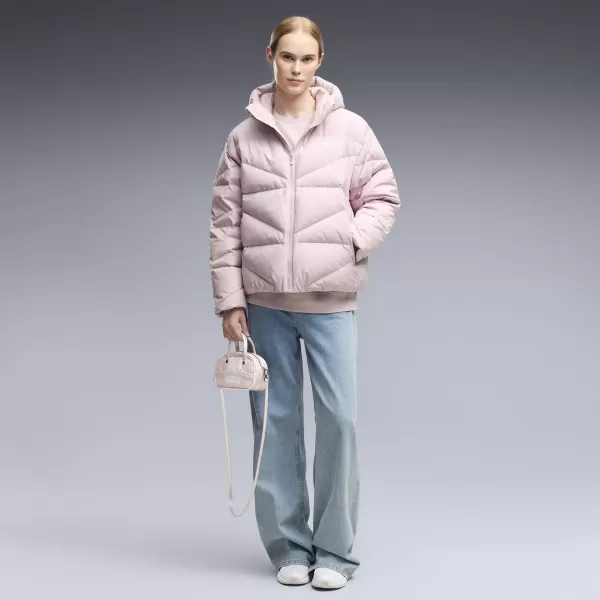  Damenmantel PUMA HOODED DOWN PUFFER JACKET W 69458049 NEBLIGES ROSA 