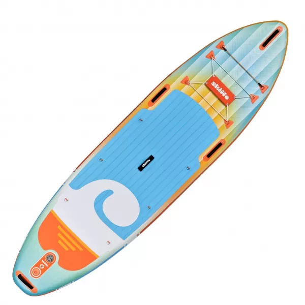  Paddle-Board SKIFFO RIVAGE SUNRISE BLAU/ORANGE 