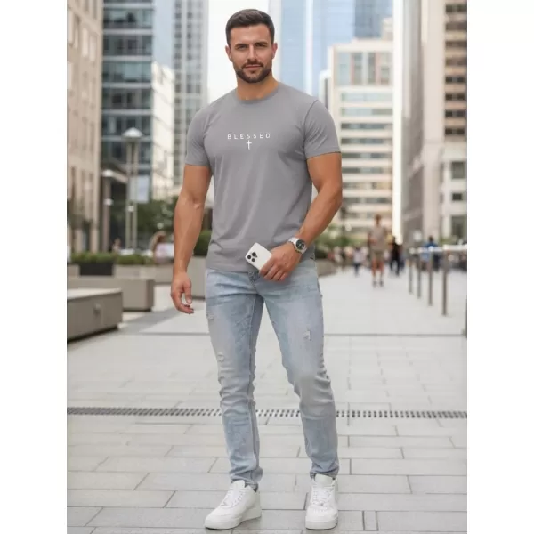  Herren-T-Shirt DSTREET NX5124R-SL HELLGRAU 