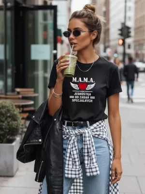 Damen-T-Shirt DSTREET NX5026RY-BK SCHWARZ