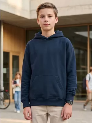 Kinder-Sweatshirt MALFINI CHILL 423 MARINEBLAU