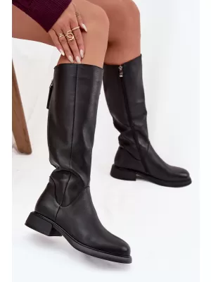 Damenstiefel S.BARSKI JC62-1036 SCHWARZ