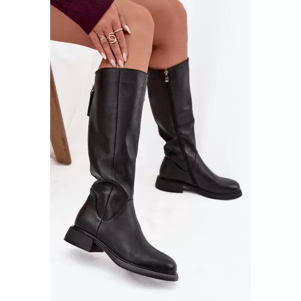  Damenstiefel S.BARSKI JC62-1036 SCHWARZ 