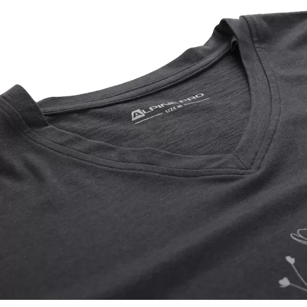  Outdoor-Shirt für Damen ALPINE PRO GREMA 3 SCHWARZE VARIANTE STK 