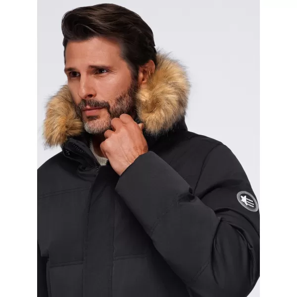  Herrenparka OMBRE OM-JALJ-0310 SCHWARZ 