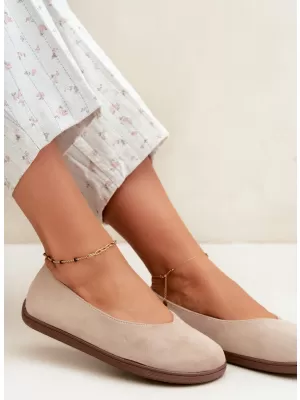 Ballerinas für Damen BOTO 9877 BEIGE