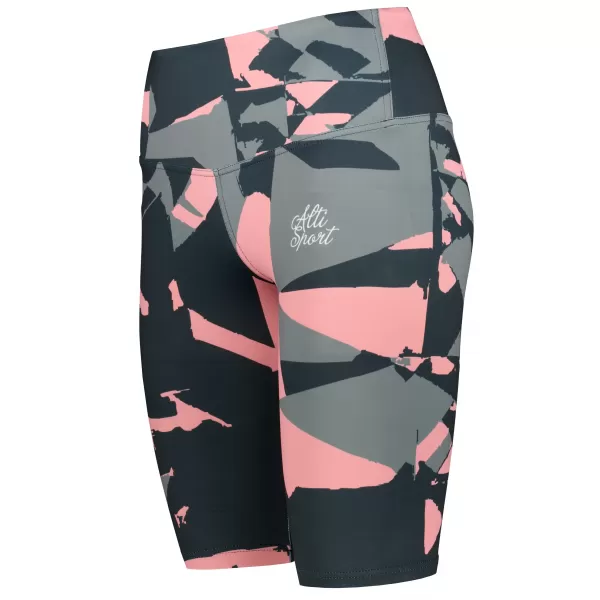  Premium-Overknee-Leggings für Damen (neue Größen) ALTISPORT VOJ/ALW080LEG06 SCHWARZLACHS 