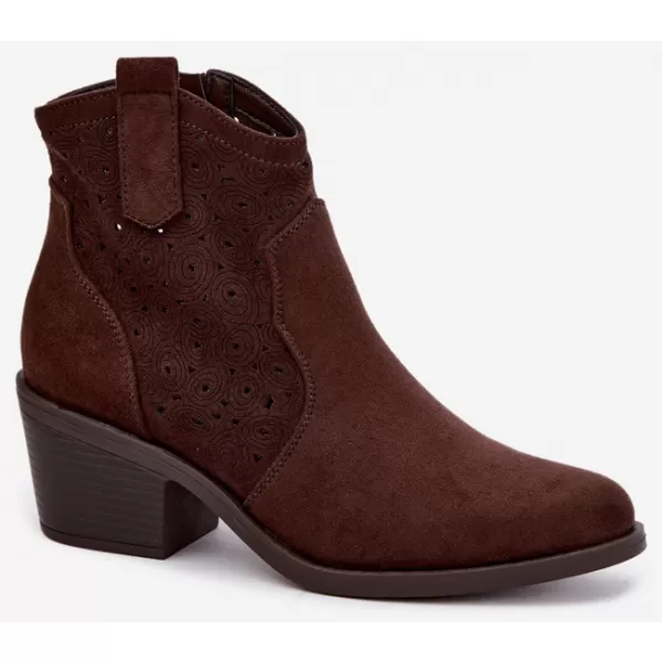  Damenschuhe S.BARSKI HY62-8147 SCHOKOLADE 