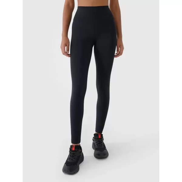  Leggings für Damen 4F WAW25TTIGF242 TIEFSCHWARZ 