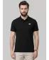 Herren-T-Shirt mit Kragen 4F WMM00TPTSM0771 TIEFSCHWARZ