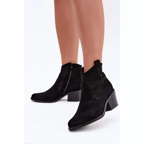  Damenschuhe S.BARSKI HY62-8147 SCHWARZ 