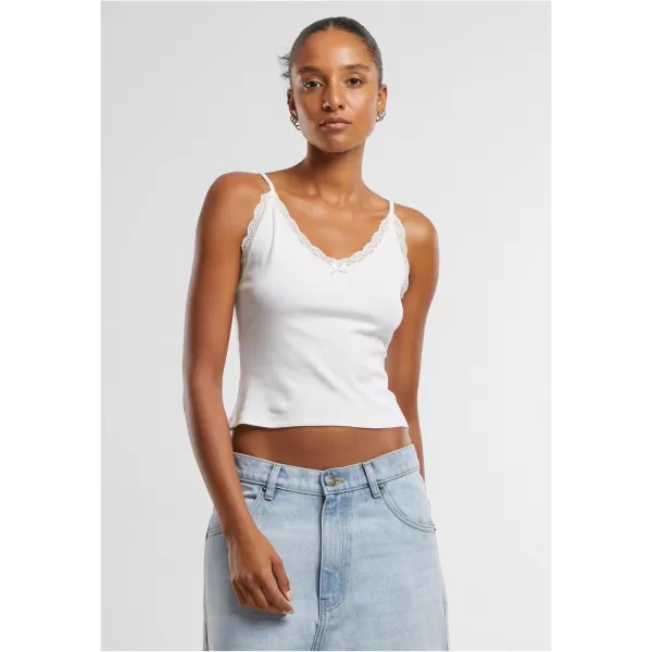  Damen-Tanktop URBAN CLASSICS TB7514A SCHWARZ/CREMEWEIß 
