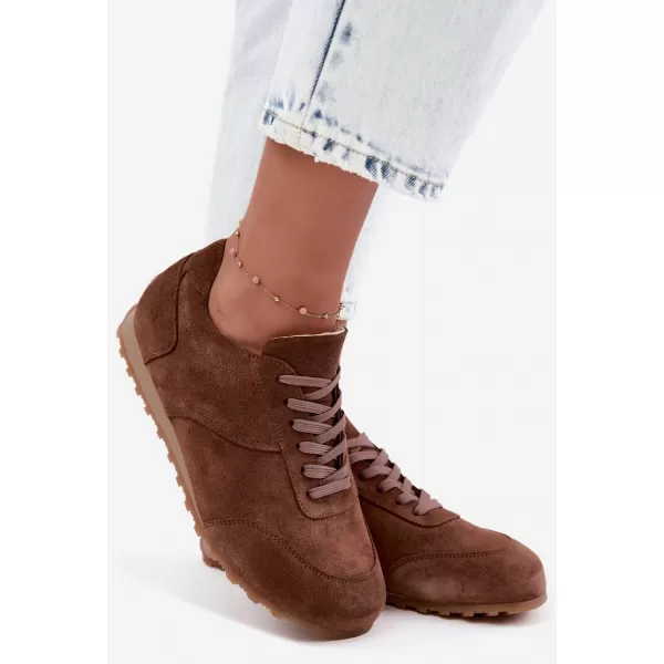  Damen-Sneaker ZAZOO N1422 BROWN 