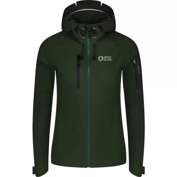  Wasserdichte Damenjacke NORDBLANC HEYDAY NBSJL8316 GRÜN 
