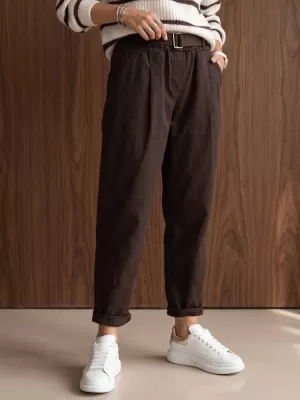 Damenhosen DSTREET UY3185 BRAUN