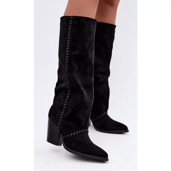  Damenstiefel BOTO LQ-166 SCHWARZ 