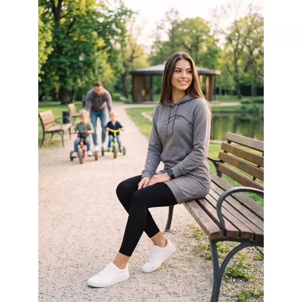  Erweitertes Damen-Sweatshirt ALTISPORT ALW001419 STAHLGRAU 
