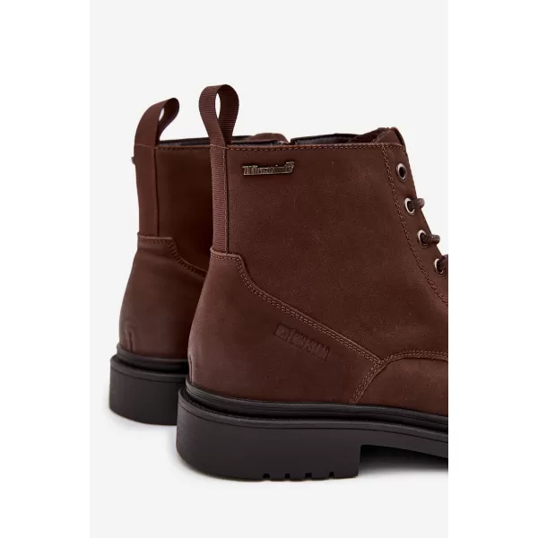  Herren-Stiefeletten BIG STAR SHOES OO174149 BRAUN/BEIGE 