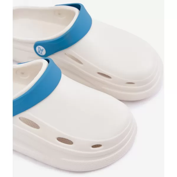  Damenhausschuhe BOTO C73A215 WEISS/BLAU 