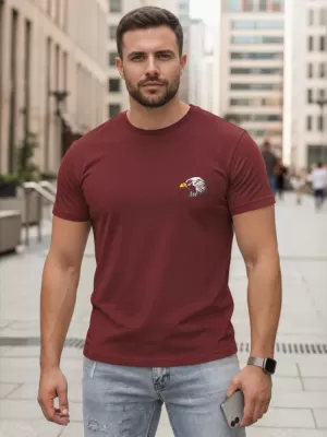 Herren-T-Shirt DSTREET NX0148R-BU BURGUND