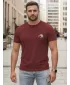 Herren-T-Shirt DSTREET NX0148R-BU BURGUND