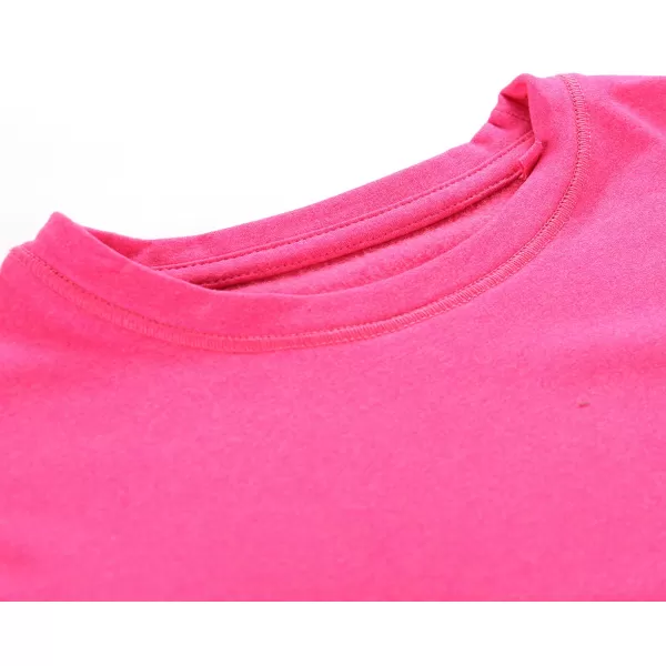  Schnell trocknendes Kinder-T-Shirt ALPINE PRO LOUSO ROSA GLÜHEN 