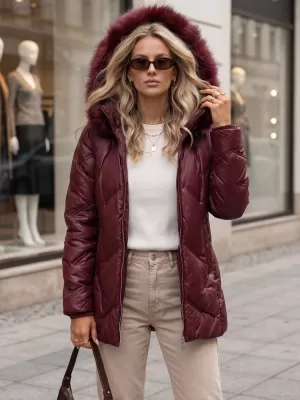 Damenjacke DSTREET TY5813 BURGUND