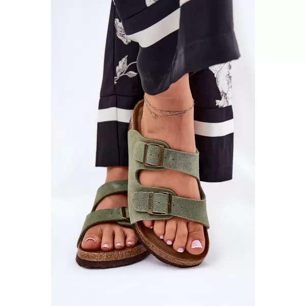  Damenhausschuhe BIG STAR SHOES RR274A393 GRÜN 
