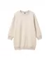 Sweatshirt-Kleid für Mädchen URBAN CLASSICS UCK8565-02903 WEIßER SAND