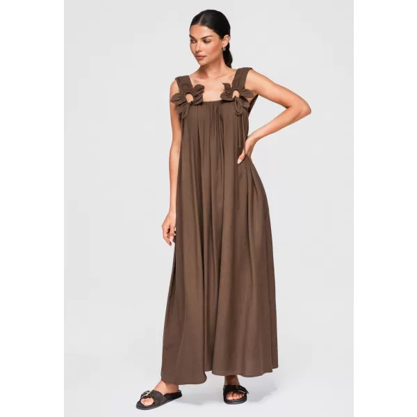  Kleid OMBRE OW-DLR-E0014 BRAUN 