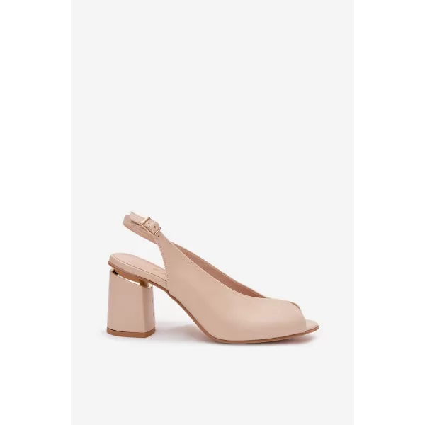  Damensandalen ZAZOO 1085 BEIGE 
