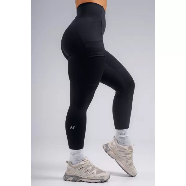  Figurformende Leggings mit hoher Taille und Taschen NEBBIA PRIMAL 851 SCHWARZ 