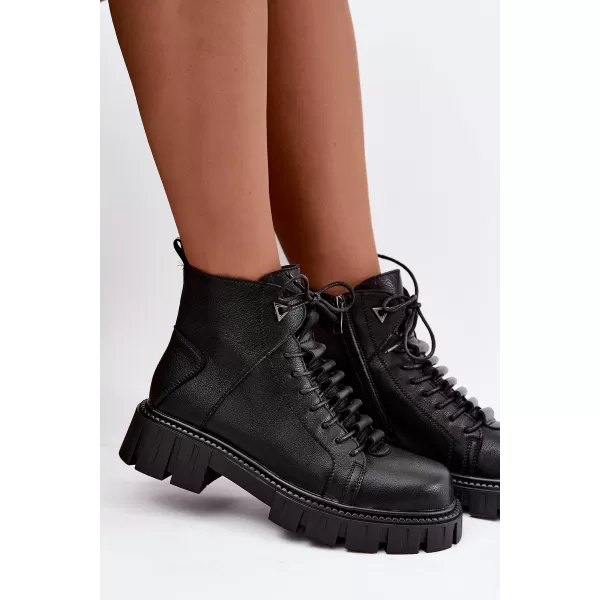  Damen-Stiefeletten D&A JC62-1044 SCHWARZ 