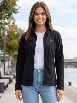 Fleece-Sweatshirt für Damen ALTISPORT ALW002852 SCHWARZ UND GOLD