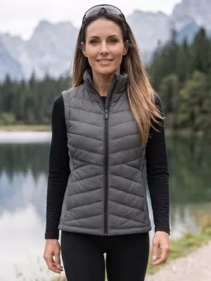 Hybridweste für Damen MALFINI PREMIUM CROSS 558 HELLES ANTHRAZIT