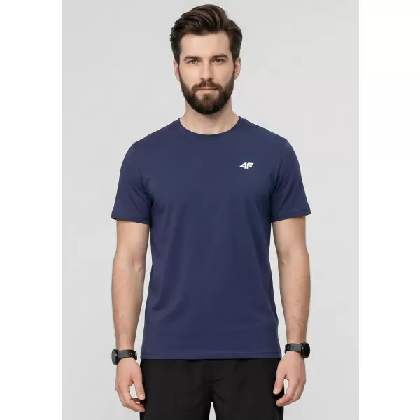  Funktions-T-Shirt für Herren 4F WAW25TFTSM1526 DENIM 