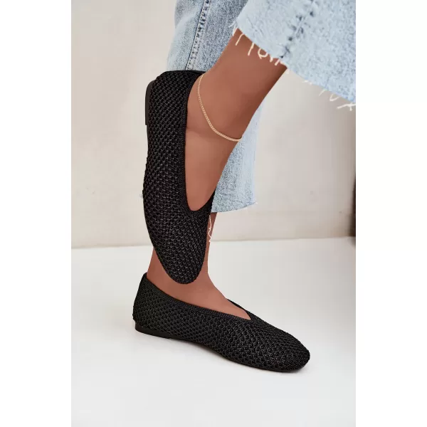  Ballerinas für Damen BOTO CH956 SCHWARZ 