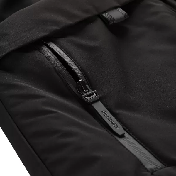  Wintermantel für Damen ALPINE PRO WUSSA 2 SCHWARZ 