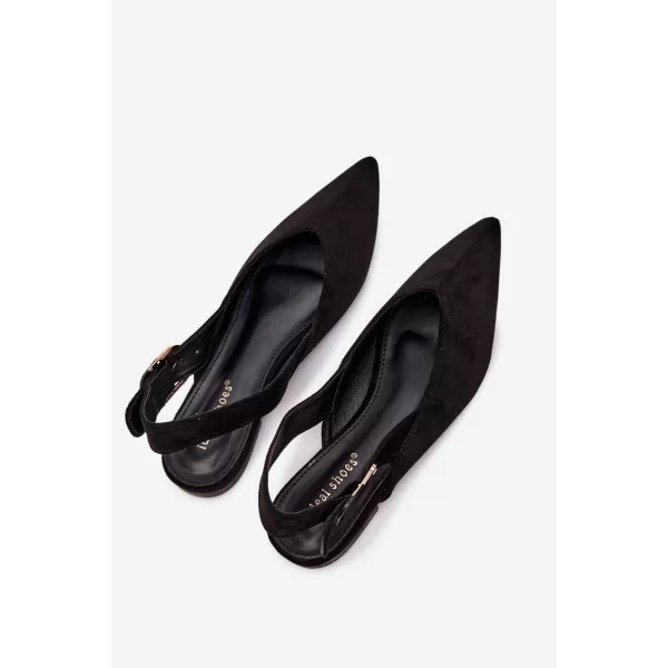  Ballerinas für Damen BOTO JH598/9755 SCHWARZ 