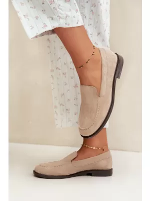 Damenmokassins BOTO 1538 BEIGE
