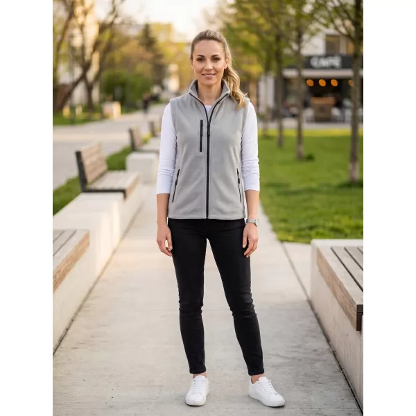  Fleeceweste für Damen MALFINI EXIT W-525 HELLGRAU 