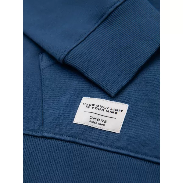  Herren-Sweatshirt OMBRE OM-SSBN-0270 MARINEBLAU 