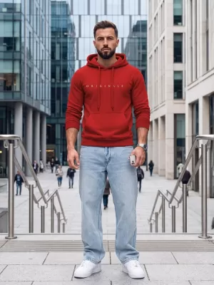 Herren-Sweatshirt DSTREET NX5151BX-18-09 ROT