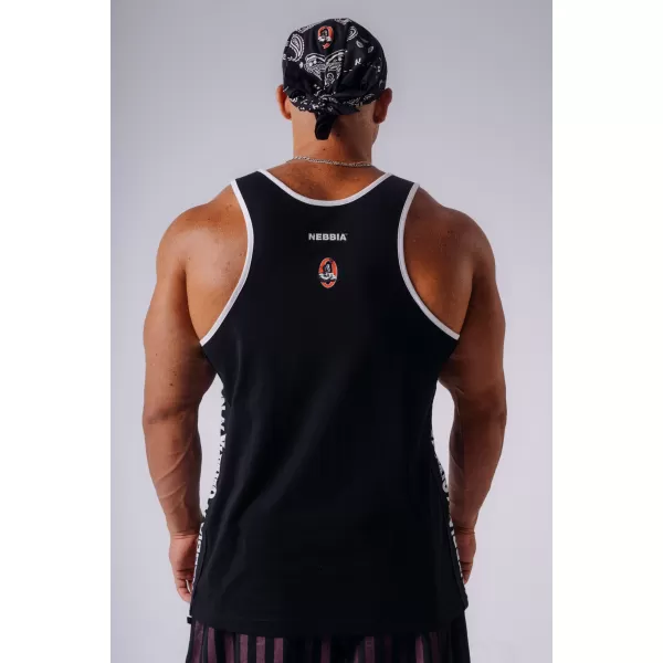  Tanktops für Herren NEBBIA OLYMPIA MUSCLE BACK STRINGER 948 SCHWARZ 