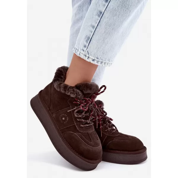  Schneemänner für Frauen BIG STAR SHOES UU274312 SCHOKOLADE 